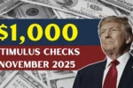 $1,000 Stimulus Payment for Everyone – November 2025 Full Payment Schedule